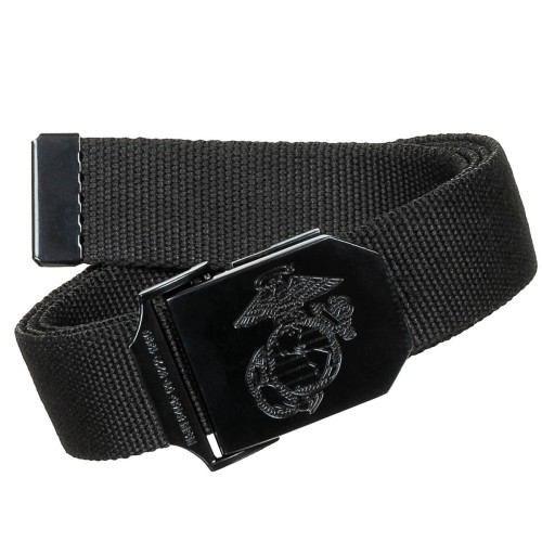 MFH USMC belt, trouser belt, metal buckle, box lock